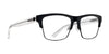 SPY WESTON 50/50 Eyeglasses / Matte Black Gloss Crystal / Size 55