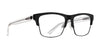 SPY WESTON 50/50 Eyeglasses / Matte Black Gloss Crystal / Size 57
