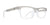 SPY ZADE Eyeglasses | Size 54 / Silver Clear Matte