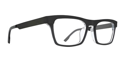 SPY ZADE Eyeglasses Black Clear Matte