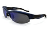 Switch Avalanche UpSlope Sunglasses / Cobalt Blue / Polarized TC Grey - Reflective Blue / Low-Light Rose Amber / Size 66