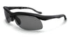 Switch Tenaya Lake Sunglasses / Shiny Black / True Color Gray Reflection Silver Polarized / Size 67