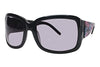 Takumi T9763 Sunglasses | Size 61 / Black W / Rose / Violet / Blue Crystals / Purple