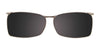 Takumi T9923 Eyeglasses with Clip-on Sunglasses | Size 51 / Clear Red