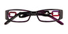 Takumi T9924 Eyeglasses with Clip-on Sunglasses | Size 49 / Black & Marbled Blue