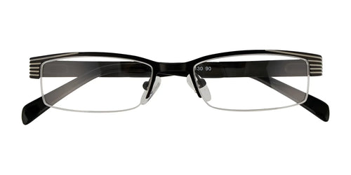 Takumi T9925 Eyeglasses / Size 47 / Satin Black & White