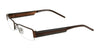 Takumi T9934 Eyeglasses with Clip-on Sunglasses | Size 51 / Satin Chocolate
