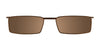 Takumi T9934 Eyeglasses with Clip-on Sunglasses | Size 51 / Matt Silver