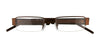 Takumi T9934 Eyeglasses with Clip-on Sunglasses | Size 51 / Matt Silver