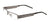 Takumi T9934 Eyeglasses with Clip-on Sunglasses | Size 51 / Matt Silver