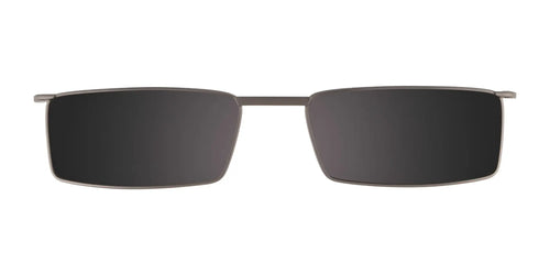 Takumi T9934 Eyeglasses with Clip-on Sunglasses / Size 51 / Matt Silver