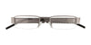 Takumi T9934 Eyeglasses with Clip-on Sunglasses | Size 51 / Matt Silver