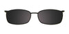 Takumi T9940 Eyeglasses with Clip-on Sunglasses | Size 52 / Black