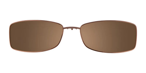 Takumi T9948 Eyeglasses with Clip-on Sunglasses / Size 52 / Satin Light Brown