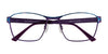 Takumi T9955 Eyeglasses with Clip-on Sunglasses | Size 54 / Satin Brown & Red
