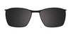 Takumi T9955 Eyeglasses with Clip-on Sunglasses | Size 54 / Satin Brown & Red