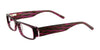Takumi T9961 Eyeglasses with Clip-on Sunglasses | Size 49 / Clear Purple