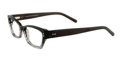 Takumi T9962 Eyeglasses with Clip-on Sunglasses / Size 50 / Black & Clear