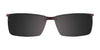 Takumi T9973 Eyeglasses with Clip-on Sunglasses | Size 51 / Matt Black