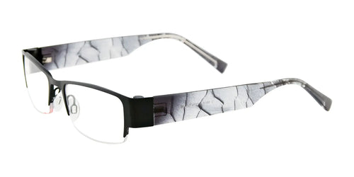Takumi T9973 Eyeglasses with Clip-on Sunglasses / Size 51 / Matt Black