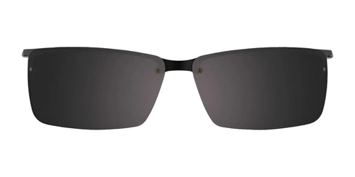 Takumi T9973 Eyeglasses with Clip-on Sunglasses / Size 51 / Matt Black