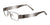 Takumi T9978 Eyeglasses with Clip-on Sunglasses | Size 44 / Satin Steel