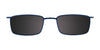 Takumi T9978 Eyeglasses with Clip-on Sunglasses | Size 44 / Satin Brown