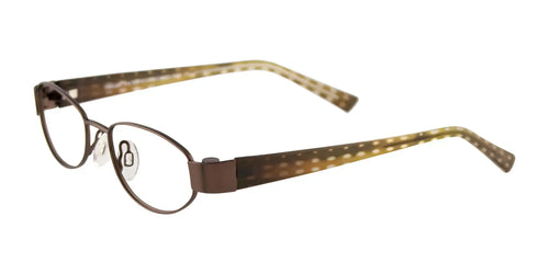 Takumi T9979 Eyeglasses with Clip-on Sunglasses / Size 45 / Satin Brown