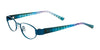 Takumi T9979 Eyeglasses with Clip-on Sunglasses | Size 45 / Satin Dark Turquoise