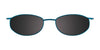 Takumi T9979 Eyeglasses with Clip-on Sunglasses | Size 45 / Satin Brown