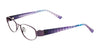 Takumi T9979 Eyeglasses with Clip-on Sunglasses | Size 45 / Satin Dark Lilac