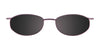Takumi T9979 Eyeglasses with Clip-on Sunglasses | Size 45 / Satin Brown