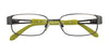 Takumi T9988 Eyeglasses with Clip-on Sunglasses | Size 52 / Shiny & Matt Dark Grey