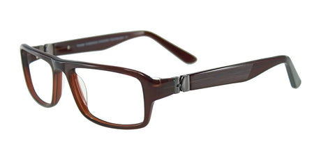 Takumi T9990 Eyeglasses with Clip-on Sunglasses Dark Chocolate