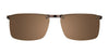 Takumi T9990 Eyeglasses with Clip-on Sunglasses | Size 52 / Dark Blue