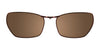 Takumi T9996 Eyeglasses with Clip-on Sunglasses | Size 48 / Blk & Grey/Pink & Drkred