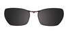 Takumi T9996 Eyeglasses with Clip-on Sunglasses | Size 48 / Blk & Grey/Pink & Drkred
