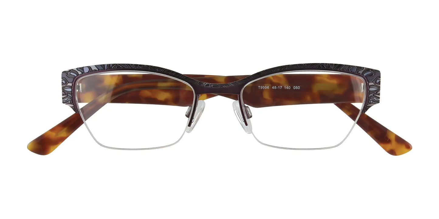 Takumi T9996 Eyeglasses with Clip-on Sunglasses | Size 48