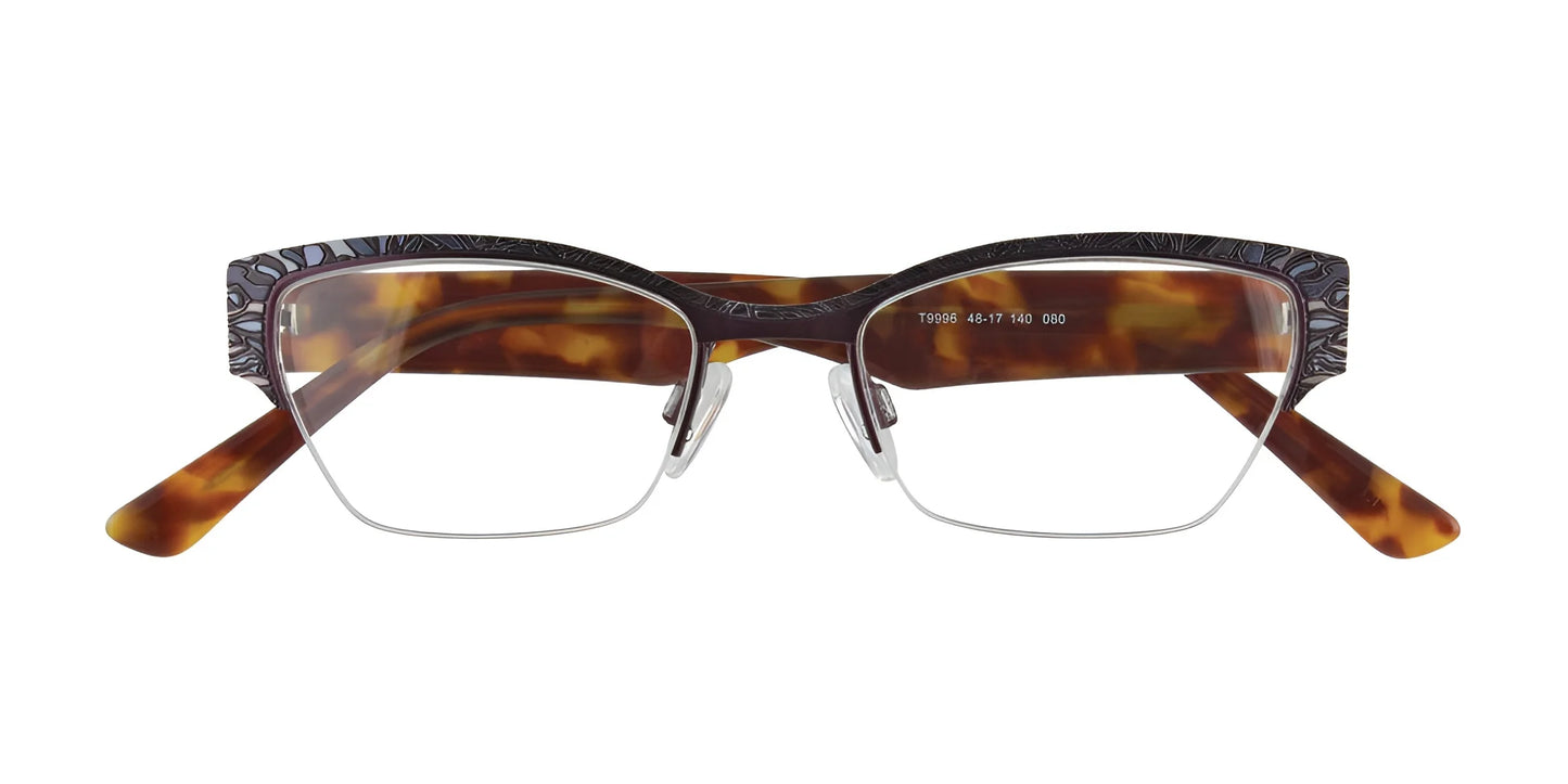 Takumi T9996 Eyeglasses with Clip-on Sunglasses | Size 48