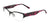 Takumi T9996 Eyeglasses with Clip-on Sunglasses | Size 48 / Blk & Grey/Pink & Drkred
