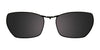 Takumi T9996 Eyeglasses with Clip-on Sunglasses | Size 48 / Blk & Grey/Pink & Drkred