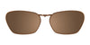 Takumi T9997 Eyeglasses with Clip-on Sunglasses | Size 50 / Brown & Beige