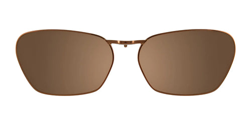 Takumi T9997 Eyeglasses with Clip-on Sunglasses / Size 50 / Brown & Beige