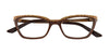 Takumi T9997 Eyeglasses with Clip-on Sunglasses | Size 50 / Brown & Beige