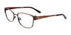 Takumi TK1009 Eyeglasses with Clip-on Sunglasses | Size 54 / Satin Brown & Gold