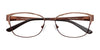 Takumi TK1009 Eyeglasses with Clip-on Sunglasses | Size 54 / Satin Brown & Gold