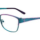 Satin Teal & Purple