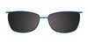 Takumi TK1009 Eyeglasses with Clip-on Sunglasses | Size 54 / Satin Brown & Gold