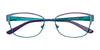 Takumi TK1009 Eyeglasses with Clip-on Sunglasses | Size 54 / Satin Brown & Gold