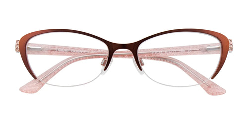 Takumi TK1013 Eyeglasses with Clip-on Sunglasses / Size 51 / Satin Dark Bronze